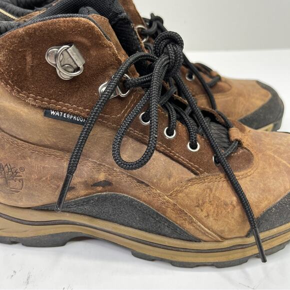 Timberland Men's Tan and Black Hiking Boots - Picture 8 of 11